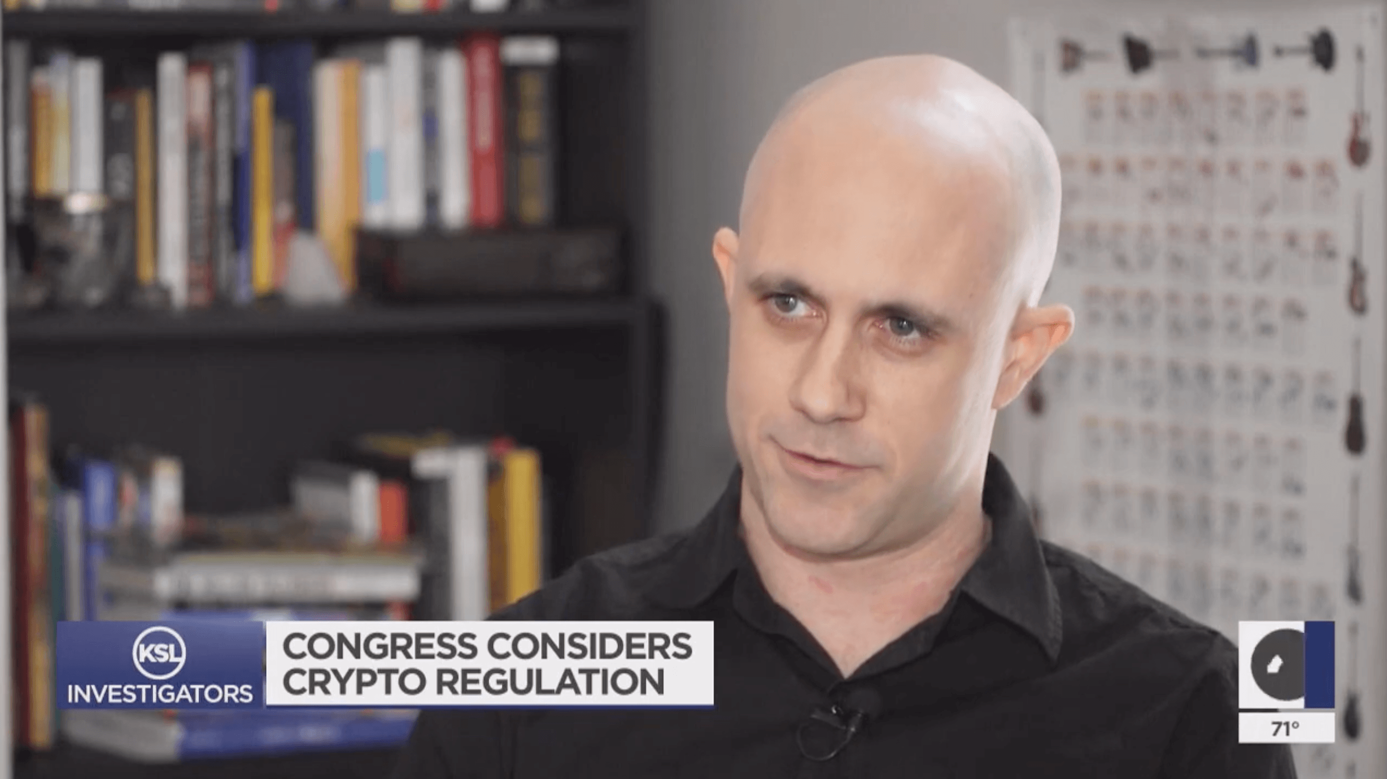 Brian Nibley on KSL Investigators discussing crypto regulation